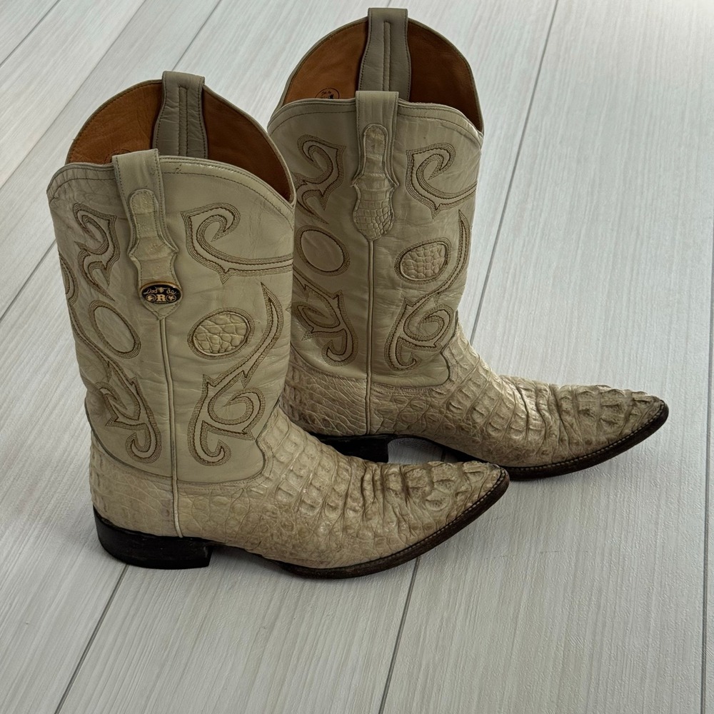 Dos de‎ Rio Cowboy Boots Exotic Leather Western Style Size 7.5